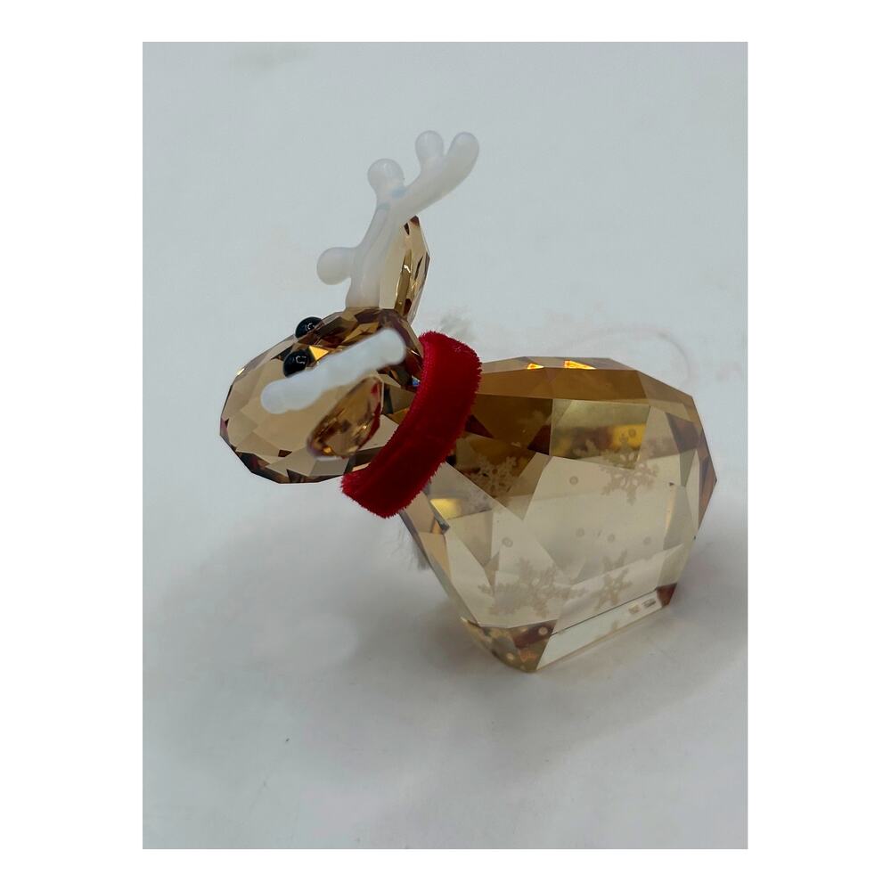 Swarovski Reindeer Mo 5059025 Limited Edition 2014 Crystal Figurine Box - Picture 2 of 4